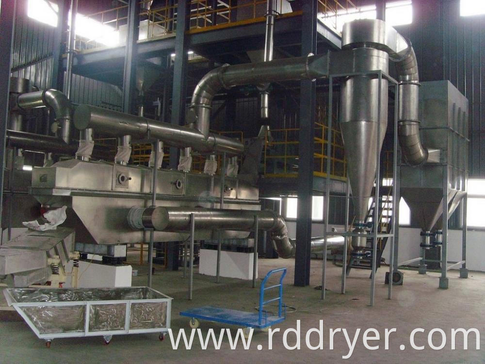 Powder Granule Vibrating Fluid Bed Dryer